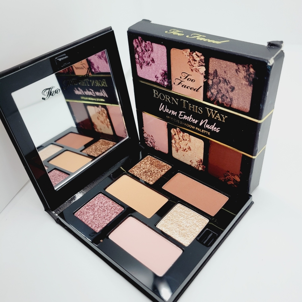 Too Faced Born This Way Warm Ember Nudes Mini Eyeshadow Palette | Brand New
